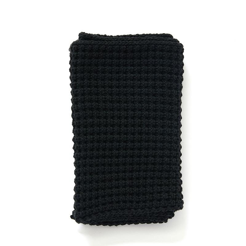 Hot-selling new high-end women's versatile solid-color scarf autumn and winter monochrome knitted scarf