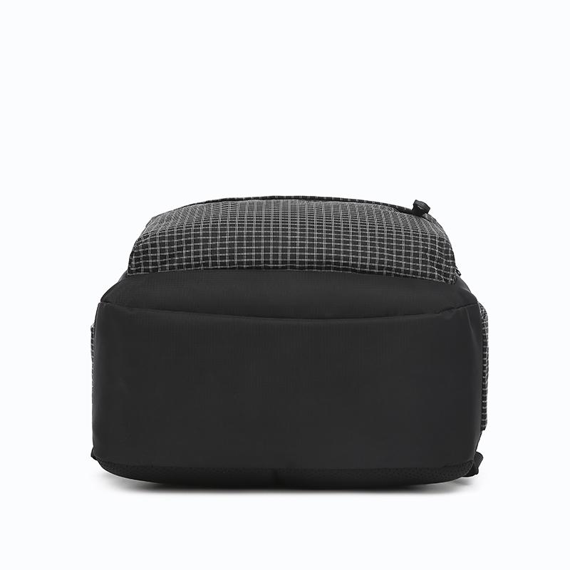 Unisex Plaid Nylon Backpack Set with Shoulder Bag and Pencil Case School Bag