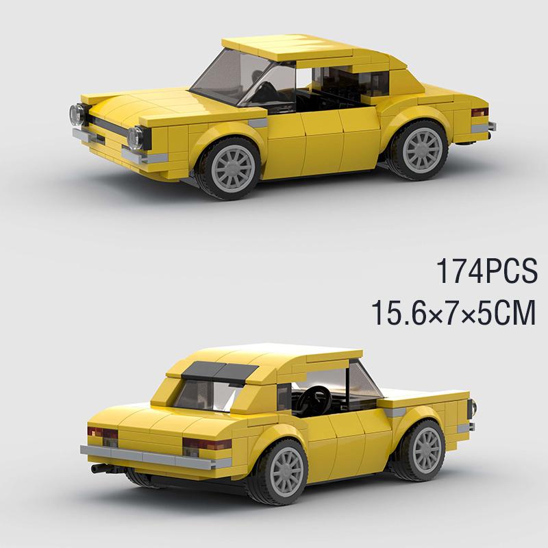 MOC Speed Racing City Car Building Blocks Great Vehicle Model Sport Brick Toys Desk Ornaments Christmas Gift For Kids Boyfriend