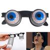 Halloween Spooky Spring Glasses Scary Pop-Out Eyes Glasses Masquerade Halloween Costume Funny Toy Prank Glasses Photo Props