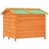 vidaXL Dog Kennel, Brown, 96 x 87 x 80.5 cm, Solid Pine Wood