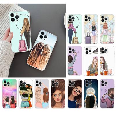 Husa de telefon pentru Iphone 14 Pro Max 13 12 11 Pro Max Xs Xr X 12 13 Mini 14 Plus Best Friends Bff Case Funda