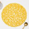 Tappetino Resistente al Calore Antiscivolo per Tavola da Pranzo Set Lavabile Decorativo Intrecciato Sottobicchieri Tappetini Protettivi per Ciotole per Cucina di Casa Esterno