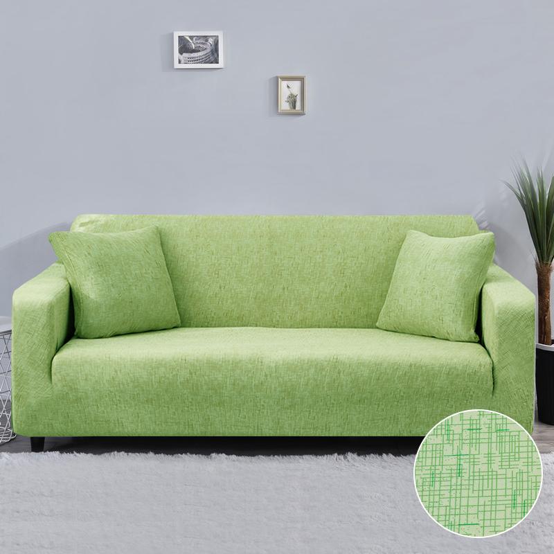 Texture Pattern Sofa Covers For Living Room All-Inclusive Elastic Chair Couch Corner Sectional Sofa Cover Furniture Slipcover