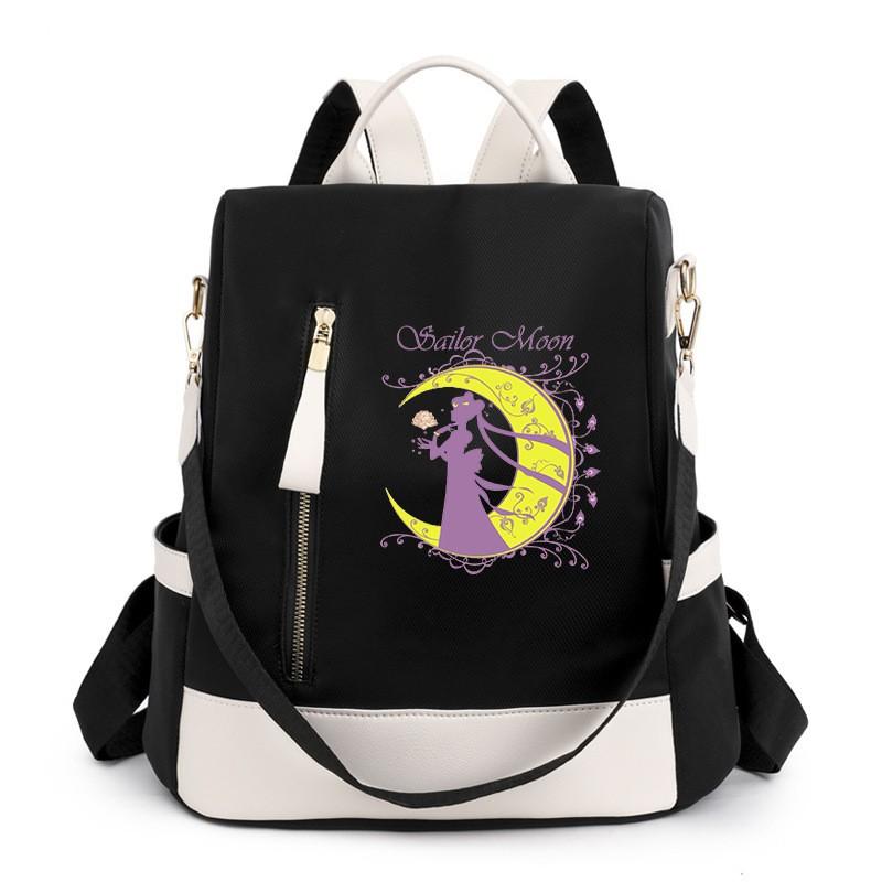 Segelmond-inspiriertes Damen-Oxford-Nylon-Rucksack für Reisen, Schule, Streetwear, Freizeit