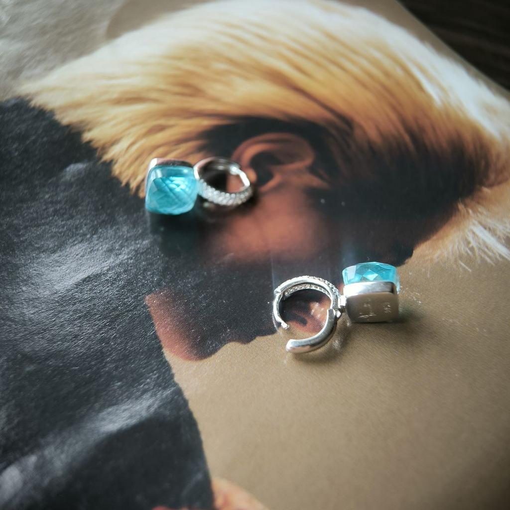 Silver Earrings with Cubic Zirkonia (2177340)