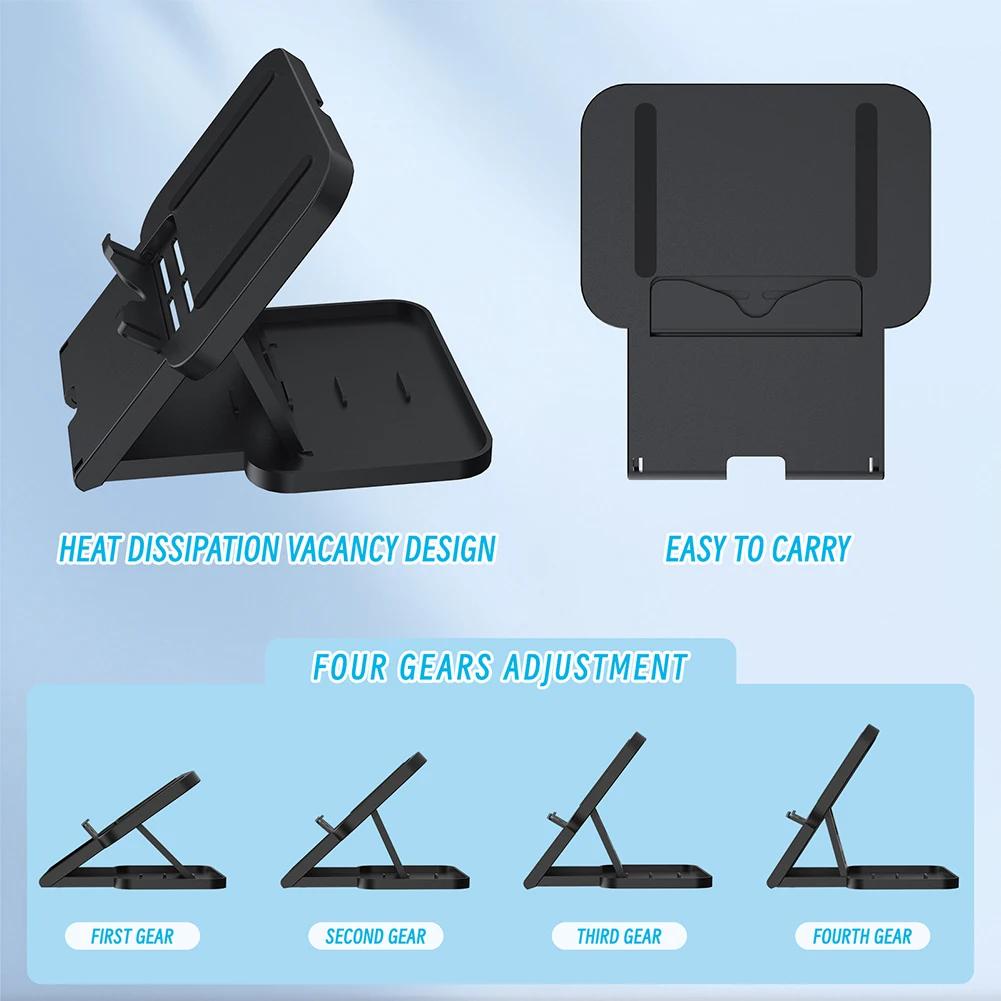 For NS 2 Multi-Angle Bracket Multi-Purpose Game Console Display Rack Adjustable Base Stand Holder for Mobile Phone/Tablet Holder