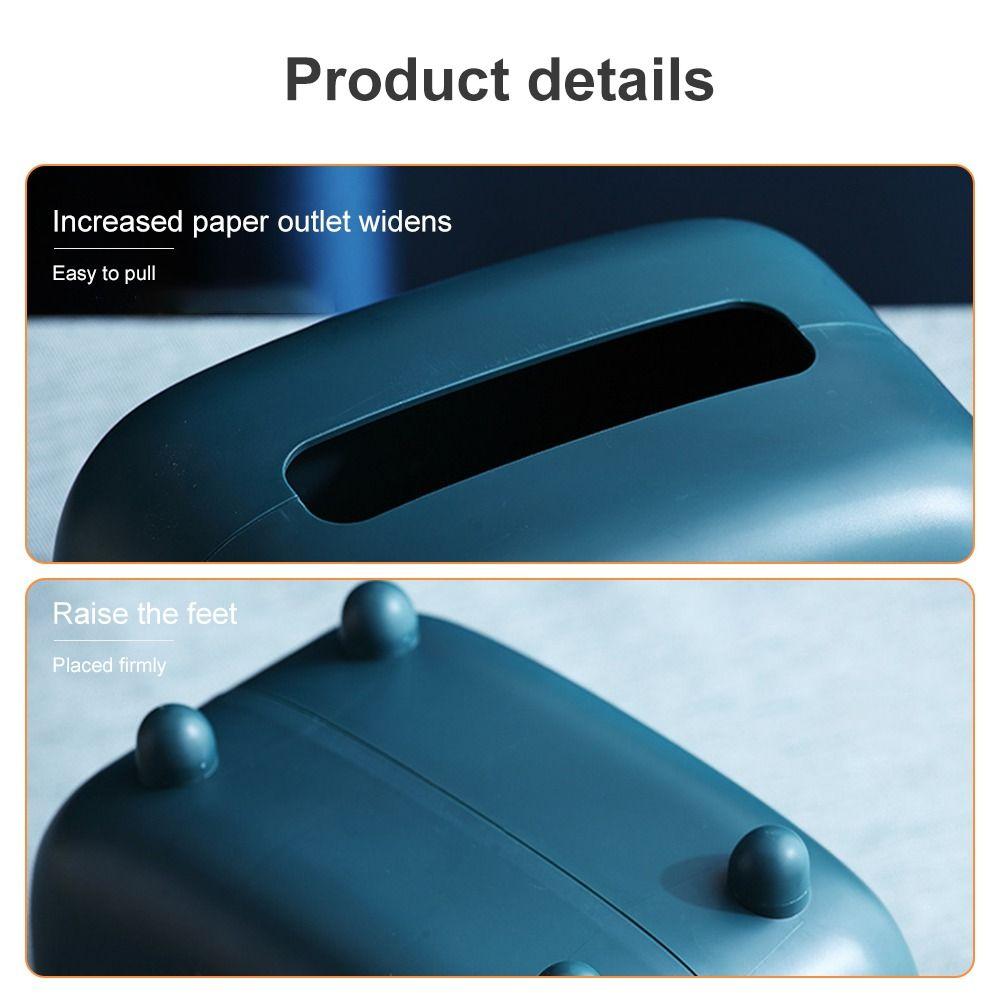 Removable Desktop Ornament Paper Holder Radio Model Wet Wipes Tissue Box