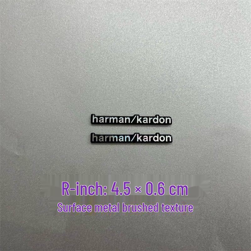 Dekorative Metallaufkleber für Auto-Audio-Lautsprecher von Bose, Harman Kardon, JBL.