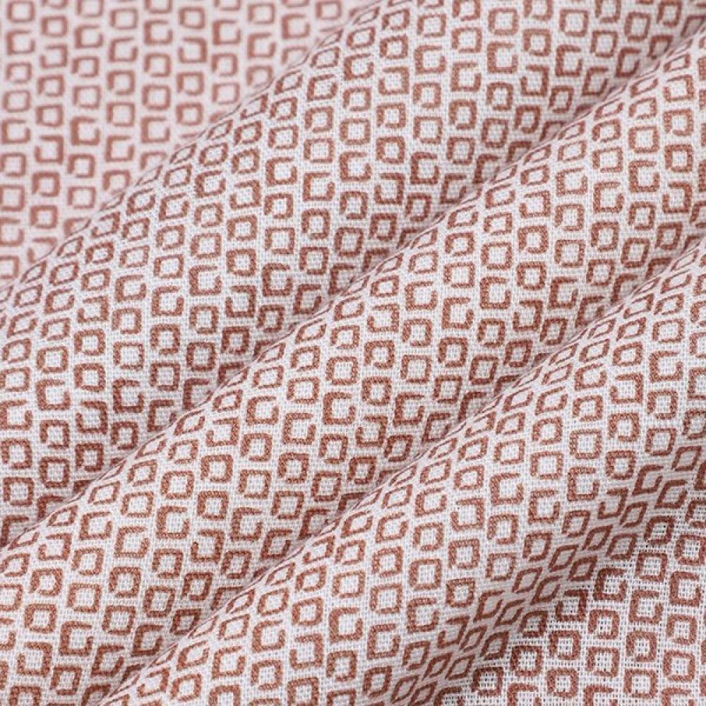 Vanbrough Luxurious Linen Blend Square Print Classic Shirt Bossg1071 Bw