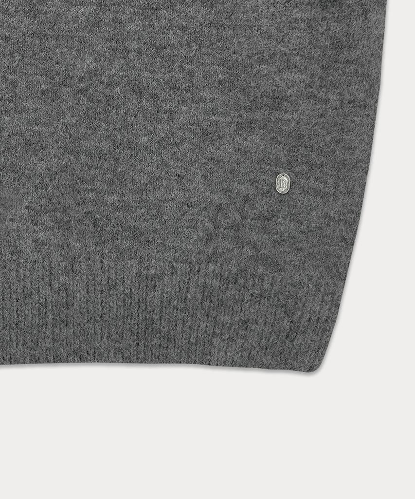 Sseomweeobeoteo Emma Half Puff Knit - Gray