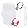 1 Set Of Rainwater Diverters For Downpipes - An Easy-To-Install Gutter Drainage System With Flexible Hoses (14.1 In To 50.2In)