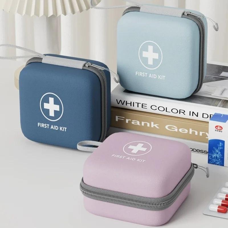 New EVA Hard Shell Medical Supplies Storage Bag, Travel Essential First Aid Kit, Home Care Supplies Storage Box