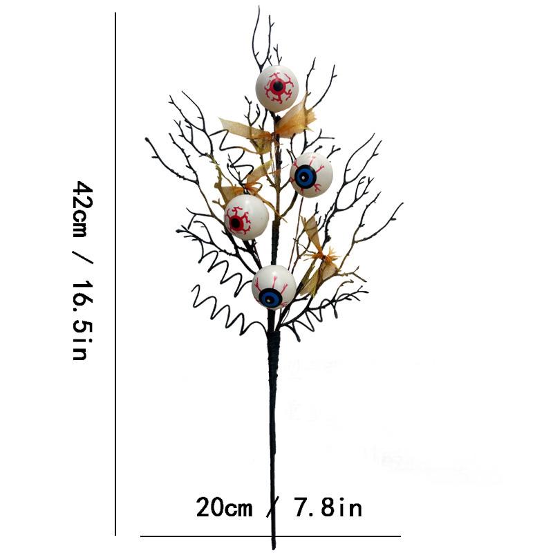 

42cm 1Pcs Artificial Halloween Pumpkin Simulation Flower Bouquet for Halloween Decoration DIY Crafts Holiday Home Party Decor