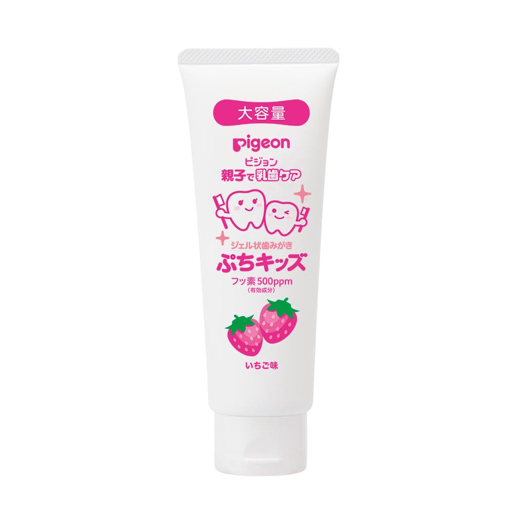 

Pigeon Gel Toothpaste Petit Kids Strawberry Flavor 110g [Large Capacity]