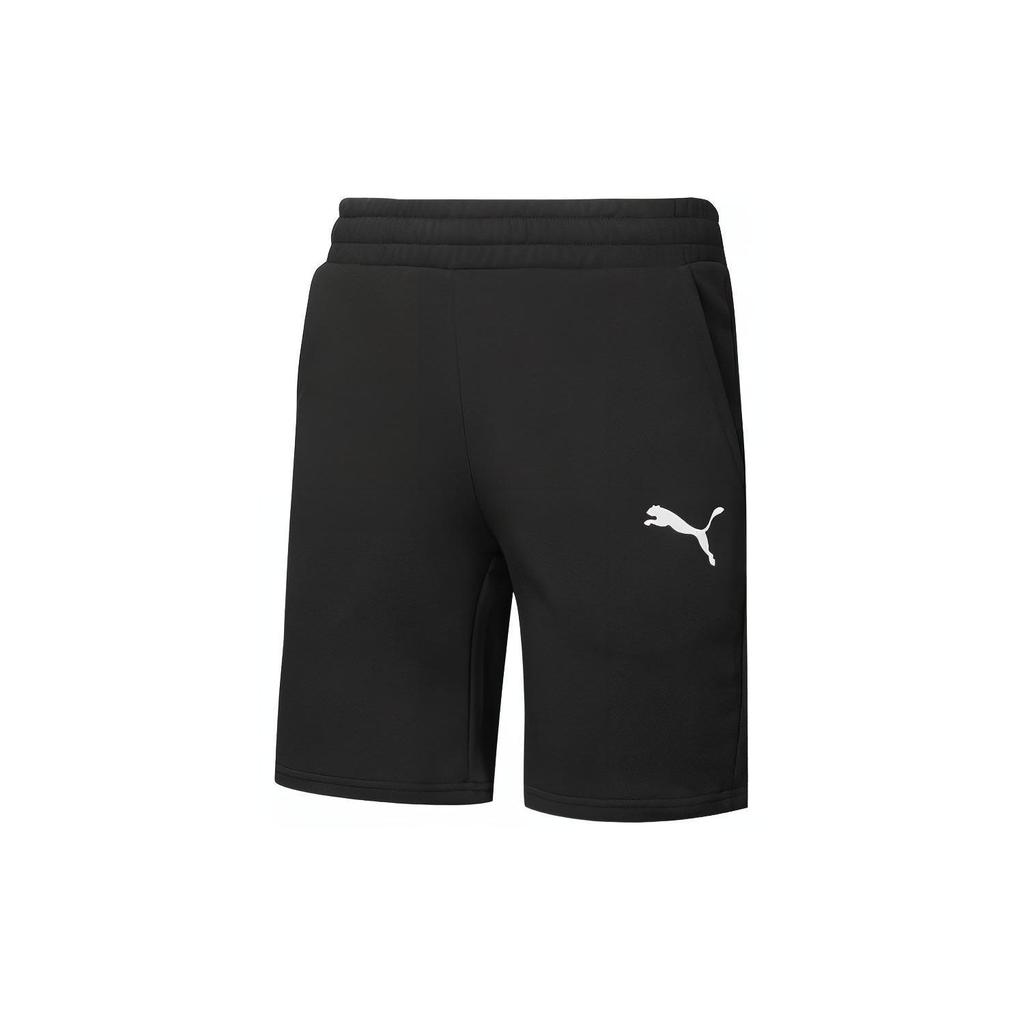 Puma Teamgoal Contrast Casual Sports Shorts Men Bottoms Black 656981-03