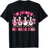 I oktober bär vi rosa bröstcancer gås spöke Halloween T-shirt(1)