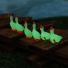 18/12/6/1PCS leuchtende Gans-Figur, Miniaturen, Heimdekoration, leuchtet im Dunkeln, Tierfigur, DIY Fariy, Gartenzubehör, Garten-Schreibtisch-Dekoration