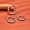 G23 Titanium Piercing 16G/18G 8/10/12mm Nose Ring D Shape Segment Ring Clicke Cartilage Tragus Helix Lip Piercing Body Jewelry