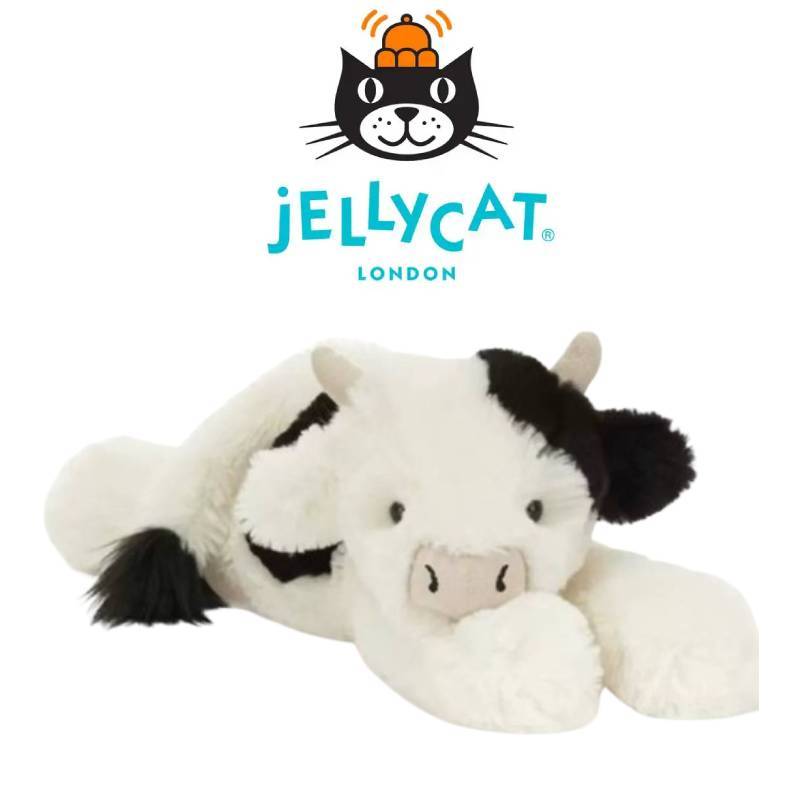 Jc Smudge Cow Plush Toy With Pp Cotton Filling For Kids Birthday Gift