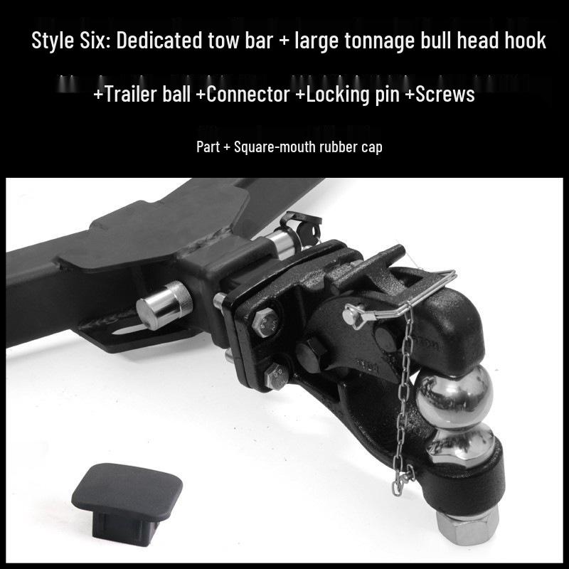 Compatible Tow Hooks and Tow Bar for Roewe RX5, RX8, and W5 Models (Rear)