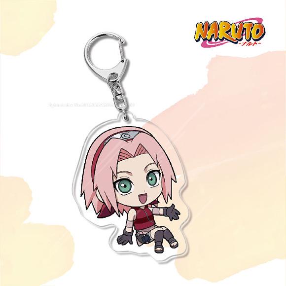 Naruto Haruno Sakura Anime Acrylic Keychain Pendant - Campus Creative Gift