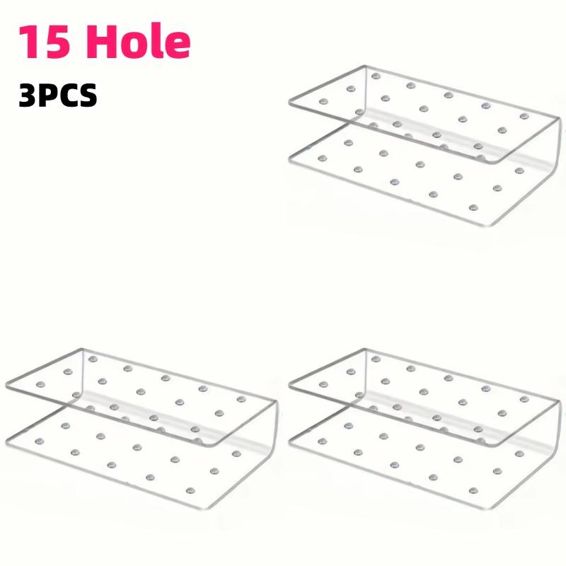 3-10pcs Acrylic Cake Pop Stand Kit 15/20Hole Lollipop Display Holders Candy Pops Holder Weddings Birthdays Party Dessert Display
