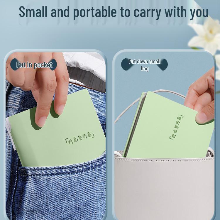 Nurse Portable Pocket-Sized Notebook: Ins Style Planner with Pen Loop, Lined Pages