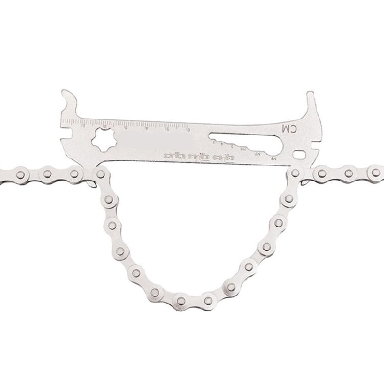 Compacts Bike Chain Wear Detector Stainless Steel Cycling Chain Gauges Suitable for Various Chain Size