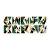 10-Pack European Style Floral Tile Wall Stickers for Living Room and Bathroom - Self-Adhesive PVC Crystal Film