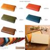 Feee Long Wallet for Men and Genuine Tochigi Round Made In Japan Women, Leather, Thin, Zipper, [FE-3001] (Camel)