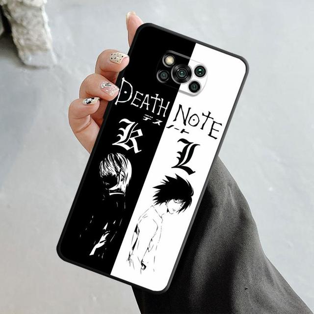 Telefon Fall Für Xiaomi Poco X3 Nfc X4pro M3 C40 Für Mi 12 11 10 10t 8 Note10 Lite 11ultra 11t Pro F1 Anime Death Note L Licht
