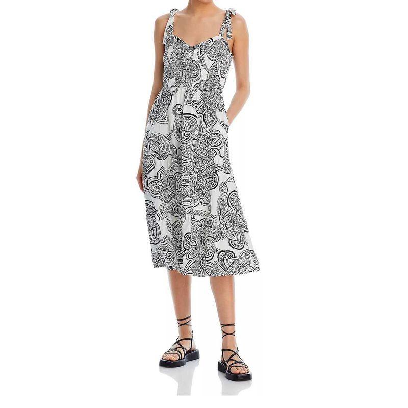 Export Single AQ Home Sling Lady Mori Style Exquisite Print Simple Personality Cotton Plaid Strap Body Shaping Dress