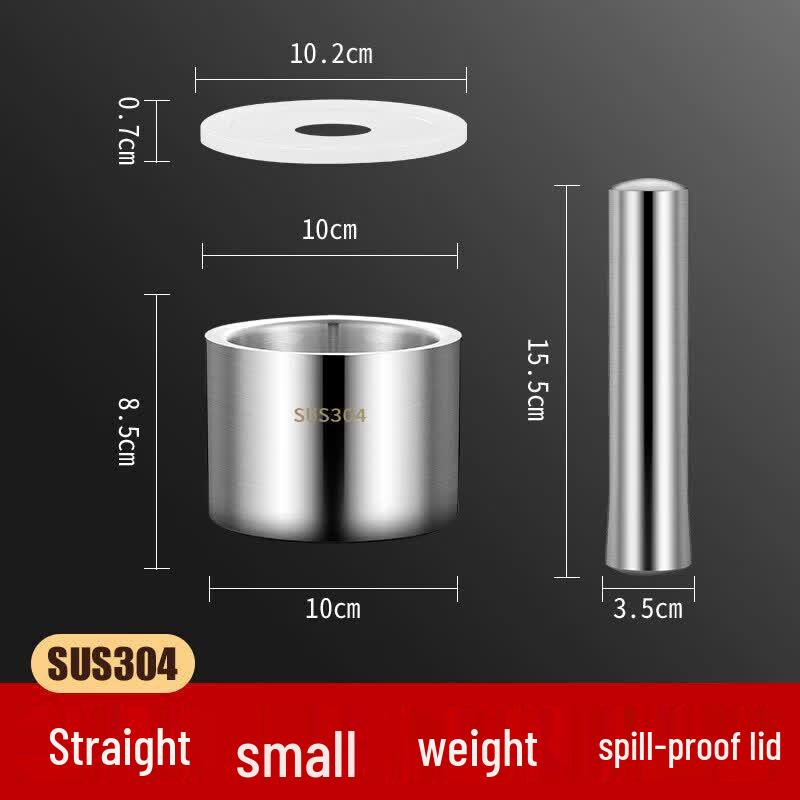 Biaoxing 304 Stainless Steel Mortar and Pestle Set