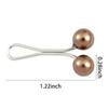 12Pcs/Lot Anti Slip Brooch Headscarf Shawl Scarf Lady Muslim Fixed Pins Scarf Hijab Clips Pearl Stylish Brooch for Women Jewelry