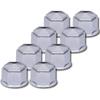 Jet Inoue Nut Cover 39L 41mm ABS Set of 8 Square Shape Generic Hardware Accessories