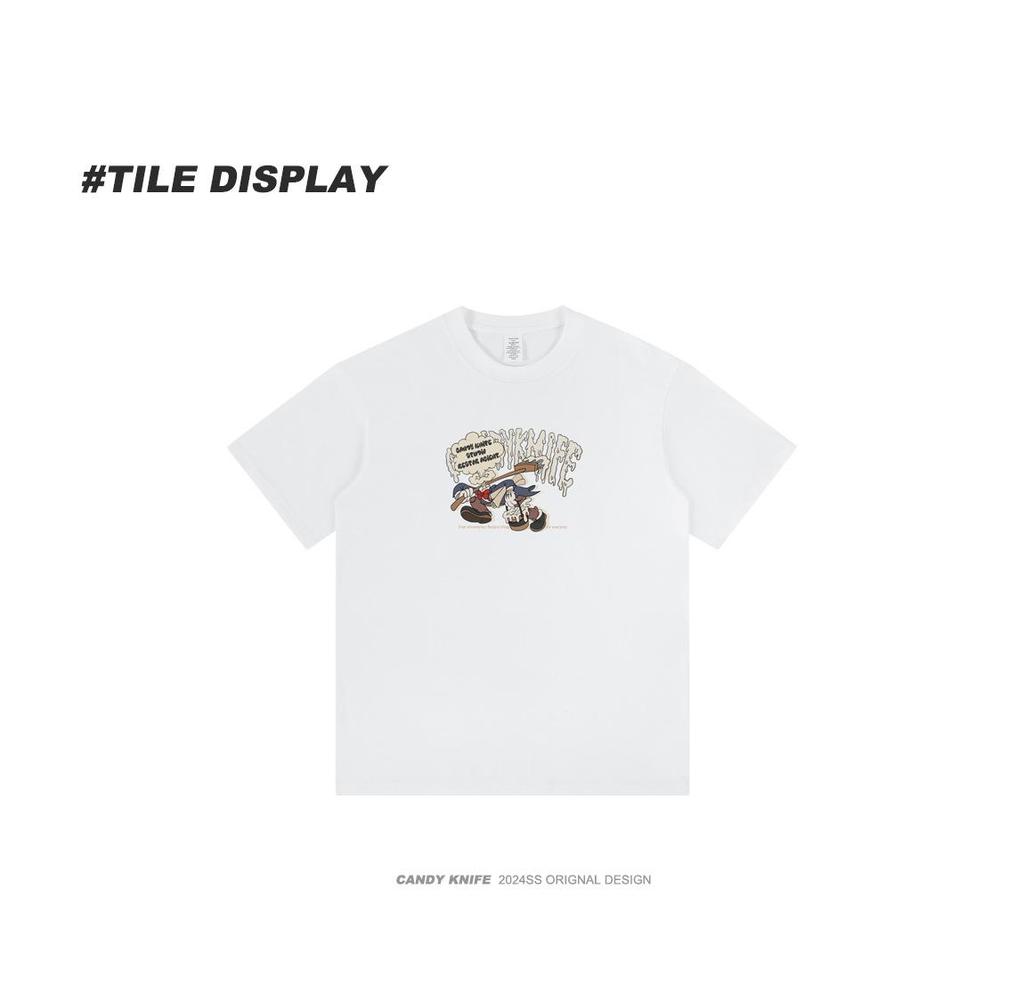 2024 Trendy American Cartoon Retro Unisex Streetwear T-shirt