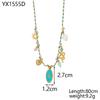 CARLIDANA Elegant Stainless Steel Hand-woven Rope Chain Flower Starfish Heart Sea Pendant DIY Charm Bracelet Necklace for Women