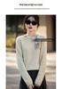 Women's Silk Bowknot Knitwear: Stylish 100% Wool Fine Knit Scarf & Base Layer Top