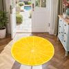 Runder Obst-Büroteppich Design für Foyer Spielzimmer Außenbereiche Schlafzimmer Rutschfester Runder Teppich Büro Heimdekoration Perfektes Geschenk für Frauen Männer