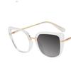 Retro Square Oversized Frame Myopia Glasses Anti Blue Light Computer Women Near Sight Eyewear Prescription Nearsight