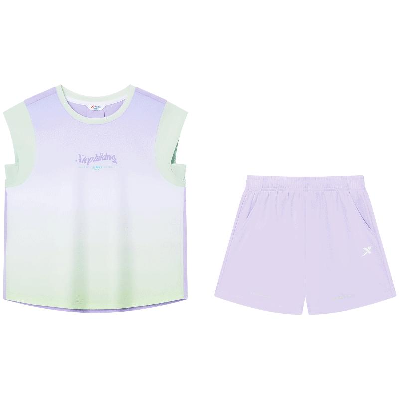 XTEP Girls  Sleeveless Lightweight Two-Piece Set 120/60