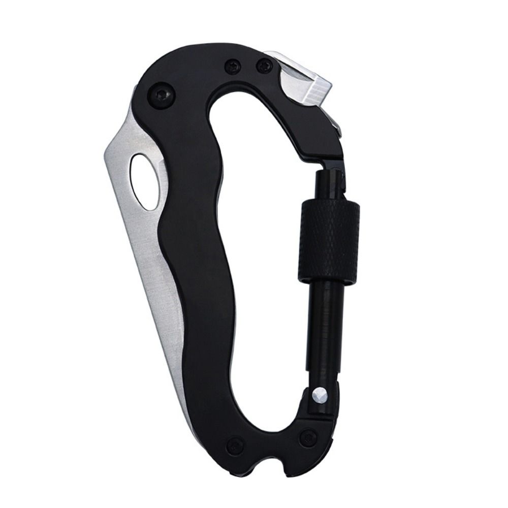 Tools Pocket Outdoor Tool 5 In 1 Aluminum Alloy Bottle Opener Cross Screwdriver Fast Hanging Buckle Mountaineering Buckle