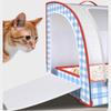 Car Dog Bed for Back Seat Portable Pet Carrier Kennel Safety Breathable Cat Nest for Small Medium Dogs and Cats Travel Cage