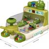 Crocodile Pinball Game Machine Multiplayer Table Marbles Game Music Light Kids Toy Cartoon Scoring Challenge Athletic Bead Table