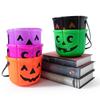 Pumpkin Candy Bucket Halloween Candy Buckets for Kids Pumpkin Skull Trick or Treat Buckets with Handles Halloween Party