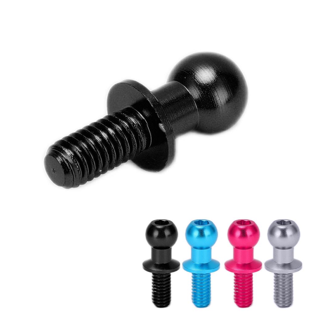 Universal Spare Parts for RC Cars M3 Metal Hex Ball Screw Compatible with Tamiya TT01/02 RC Car Tie Rod Ends and Shock Mounts