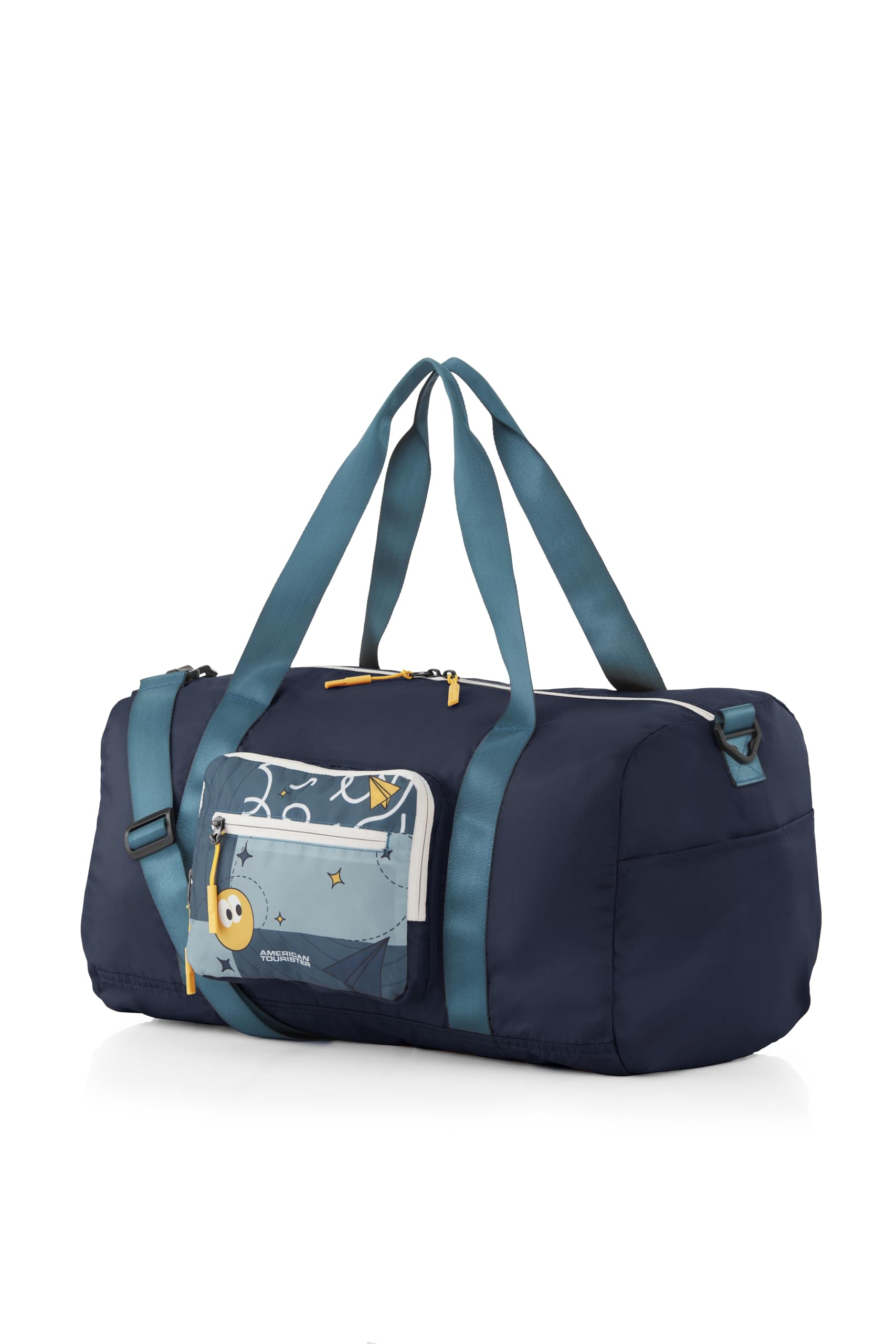 

American Tourister Travel Boston Bag, Packable Duffel Bag, Foldable, Lightweight, Navy
