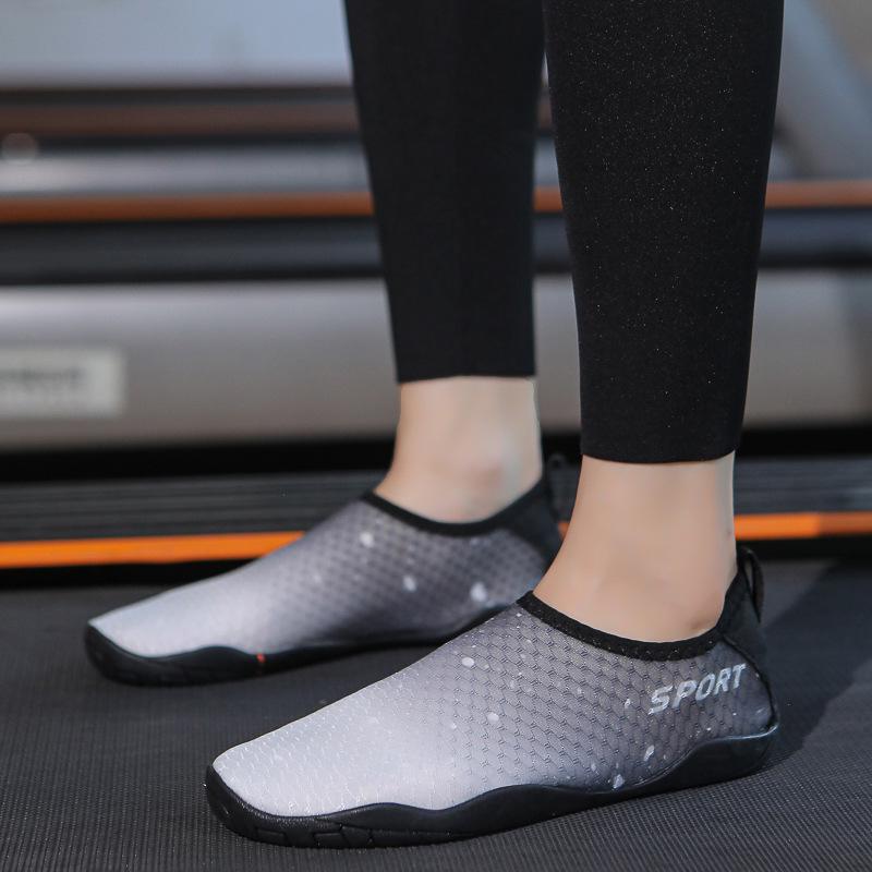 Unisex Soft-Soled Breathable Indoor Sports Shoes with Non-Slip, Shock Absorption for Running, Fitness, Jump Rope, Aerobics, Treadmill & Yoga
