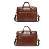 Echte Leder Aktentaschen Hart für Herren 15,6 Zoll Büro Business Computertasche Vintage Handtaschen Laptop Aktentaschen